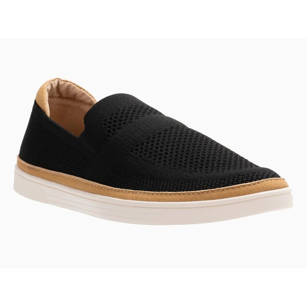 Revitalign Mariner Soho Size 12B Sneaker Womens Navy Blue Tan Breathable Knit